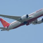 Air India Boeing 787-8 during take off
