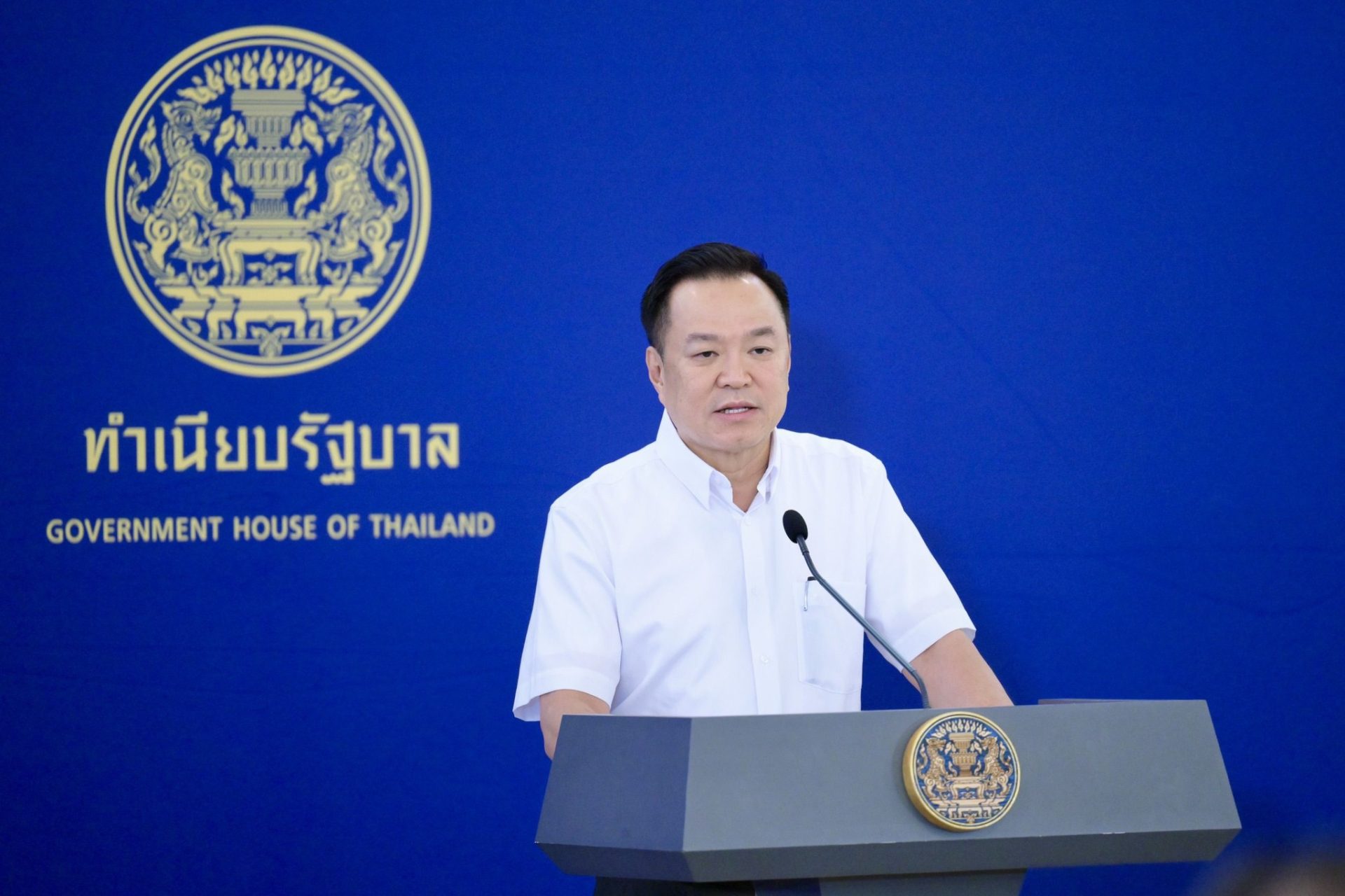 PM Anutin Charnvirakul at Government House Of Thailand.