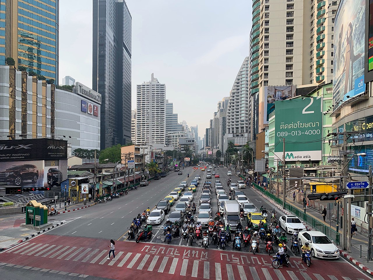 Asok Montri Road in Bangkok (aka Sukhumwit 21 Alley).