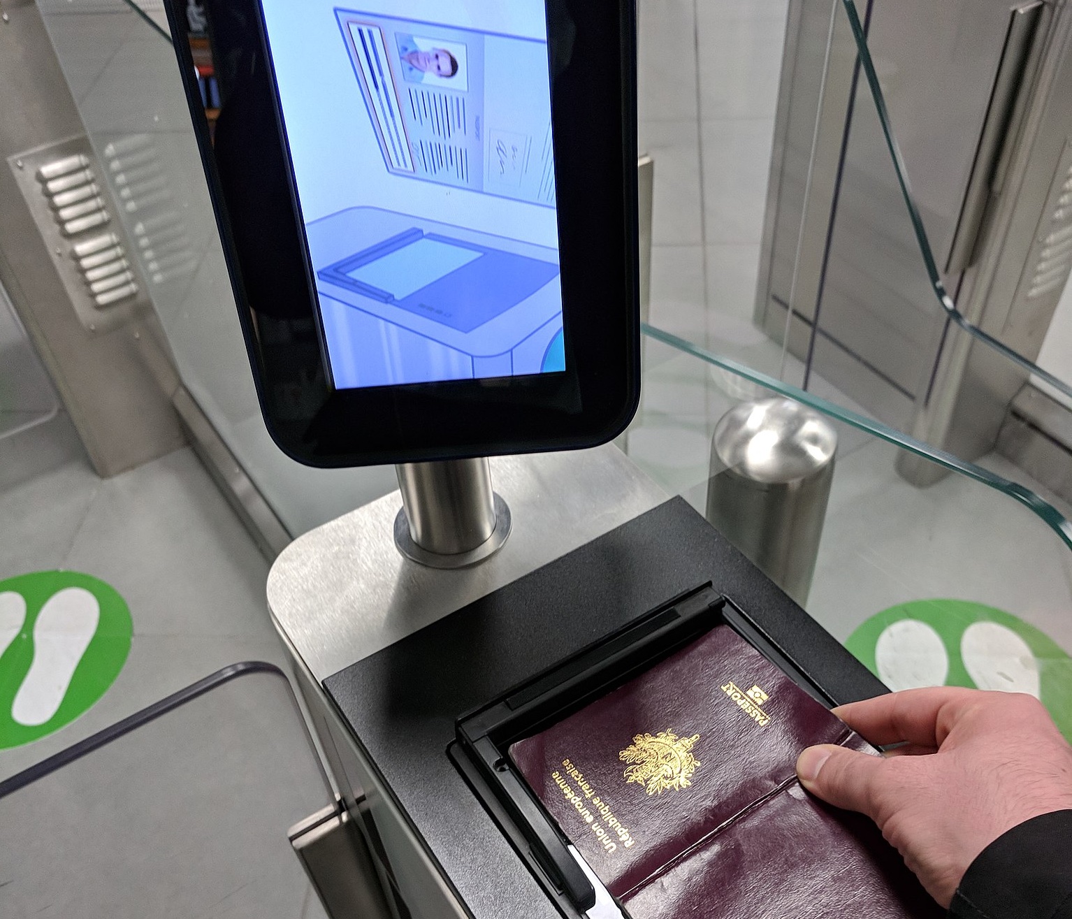 Automated Passport Check at Suvarnabhumi Airport.