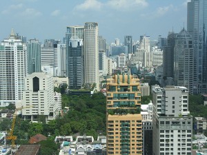 Central district of Bangkok