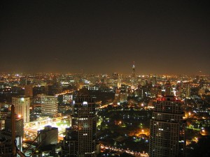 Bangkok at night time