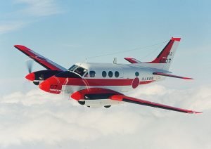 Japanese Beechcraft C90 King Air plane