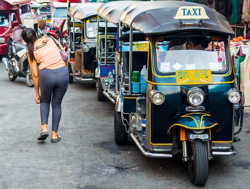 Tuk tuk in Chiang Mai old town