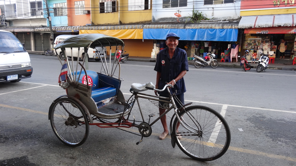 Samlor rickshaw in Thailand