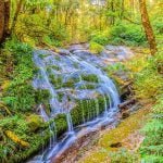 Waterfall at Kiew Maepan nature trail, Doi Inthanon national park, Chiang Mai