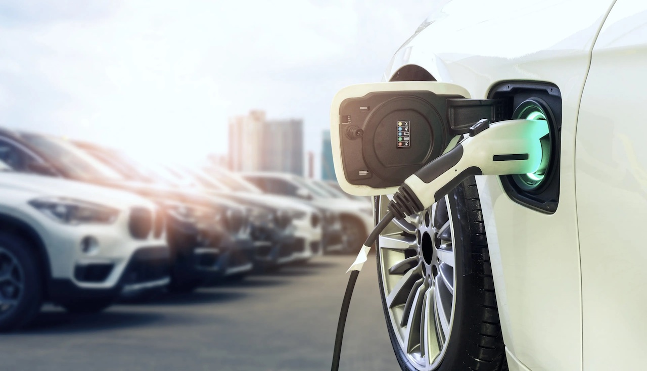 EVme EV rental charging battery.