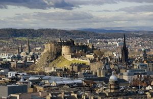 Edinburgh Castle in Scotland