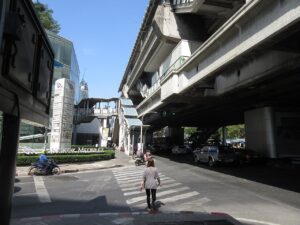 Ekkamai BTS Skytrain Station in Bangkok.