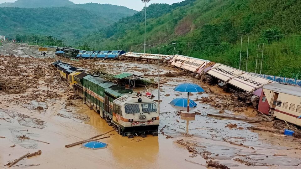 More than 90 dead as rains in India leave hundreds trapped by landslides