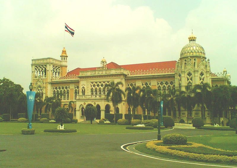 Main building of the Government House of Thailand (Thai-Khu-Fah Building)