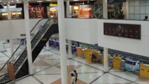 International Checkin Counters, Chiang Mai Airport, Thailand.