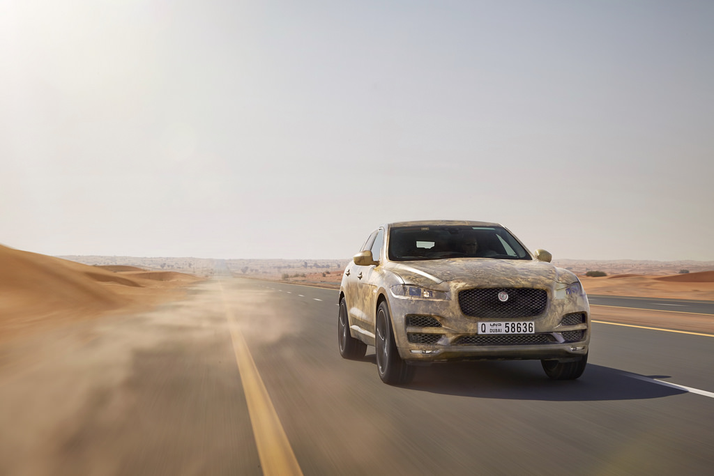 The Jaguar F-PACE has been tested to the limit in some of the most inhospitable environments on earth