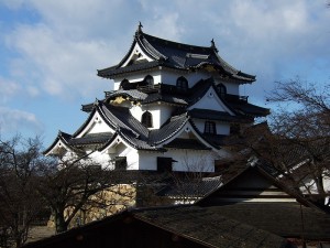 Hikone castle in Japan