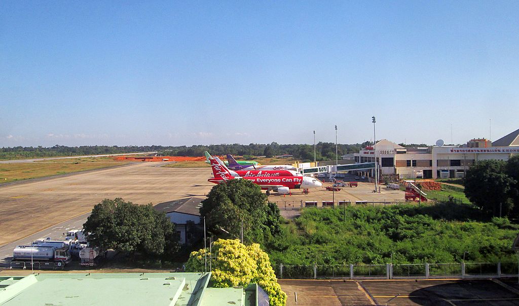 Khon Kaen Airport viewed from control tower