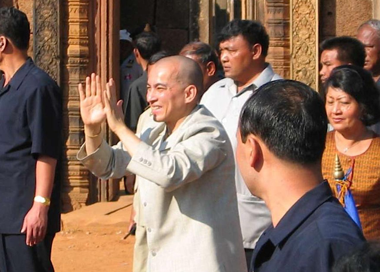 King Norodom Sihamoni of Cambodia.