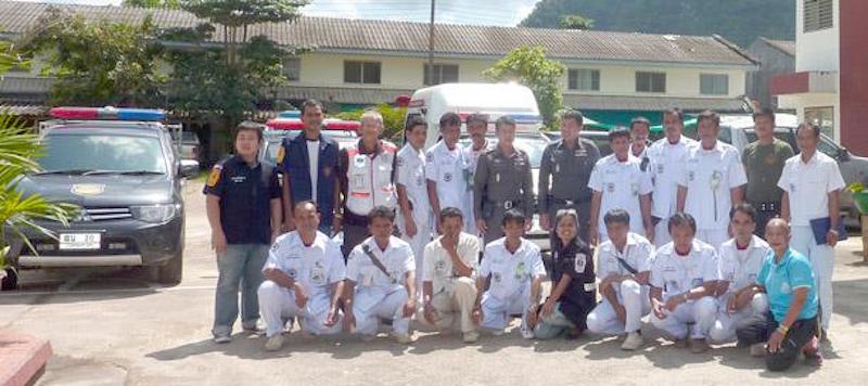 Swedish Phuket police volunteer Lars-Goran Dikander