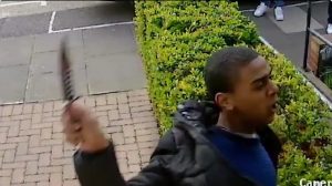 Attacker using a knife to slash the face of man in Northolt, West London