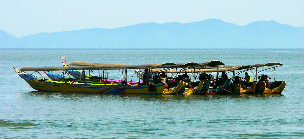 Long Tail Boats in Thailand