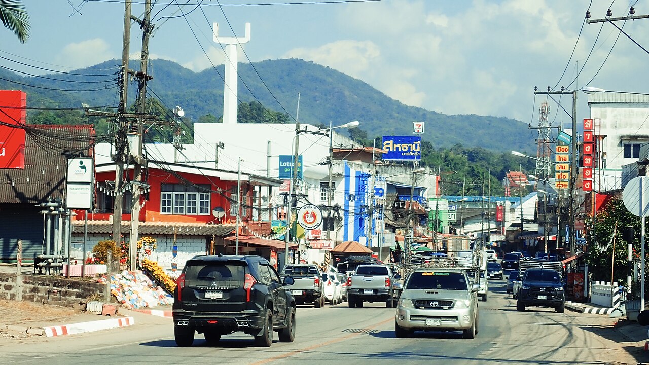 Mae Ai down town in Chiang Mai.