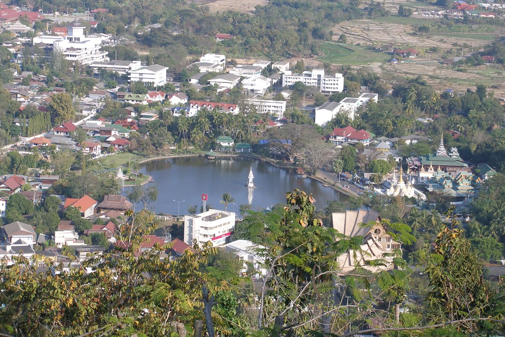 Mae Hong Son town in north west Thailand