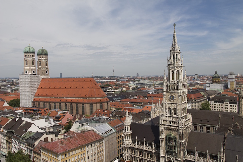 View of Munich in Germany