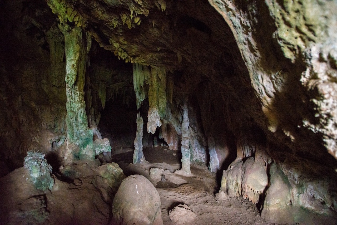 Nam Talu Cave at Cheow Lan Lake, Khao Sok National Park in Surat Thani.