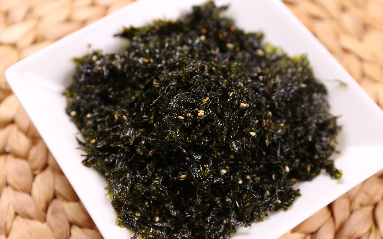 Roasted Nori seaweed.