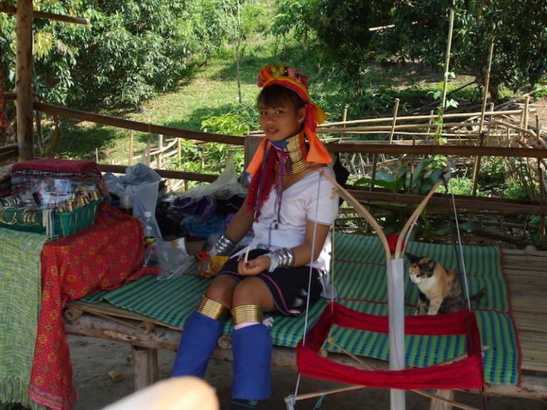Long Neck Padung woman in Chiang Mai.