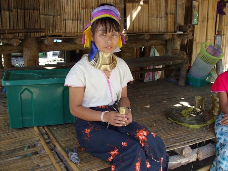 Padung Long Neck girl in Chiang Ma