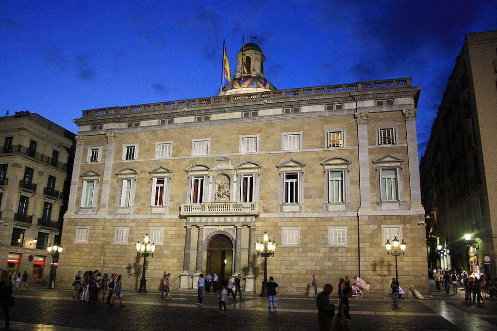 The Palau de la Generalitat in Barcelona