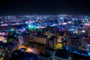 Pattaya City at night.