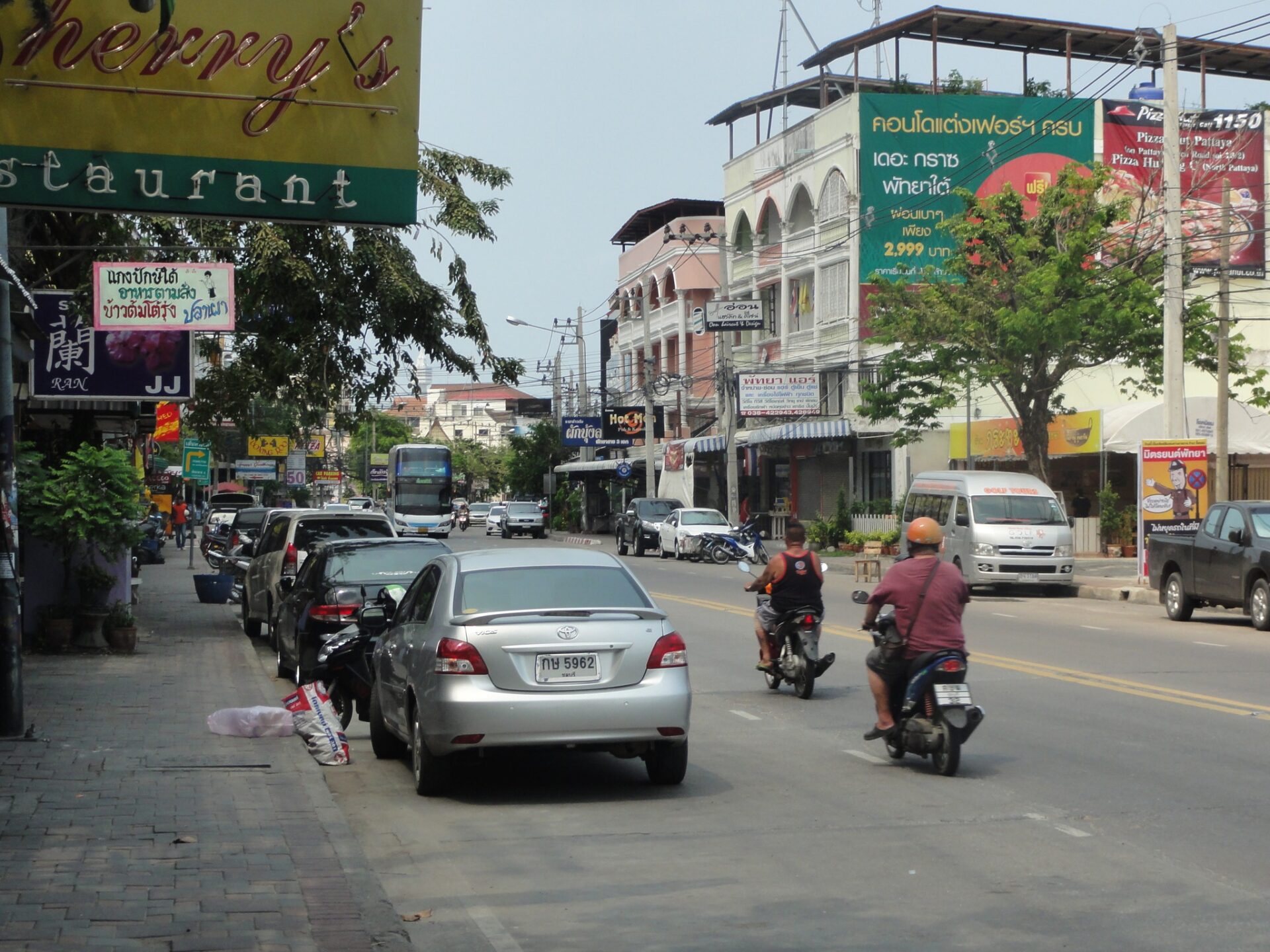 Third Road in Pattaya, Thailand.