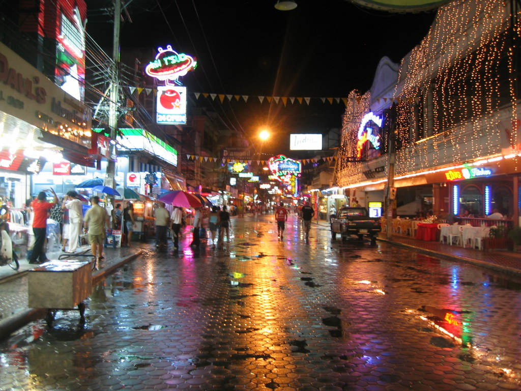 Rainy Night in Pattaya.