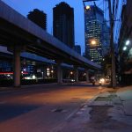 Thanon Rama III Bangkok at night