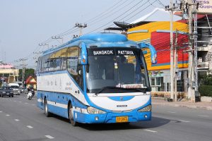 Bus Overturns in Pattaya Due to Heavy Rain, 40 Injured