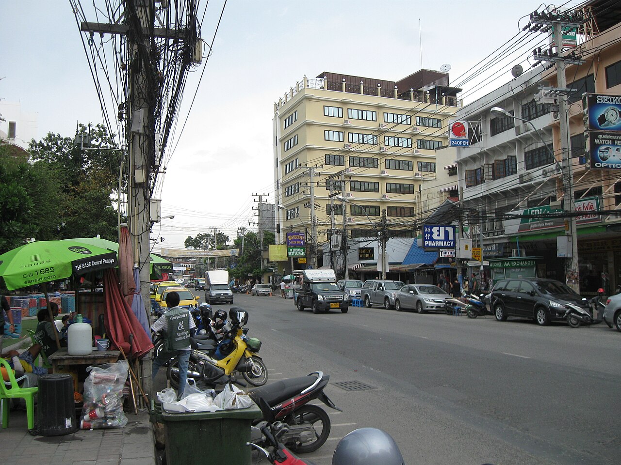 Second Road in Pattaya, Thailand.