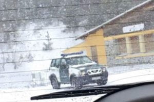 Guardia Civil checkpoint in France