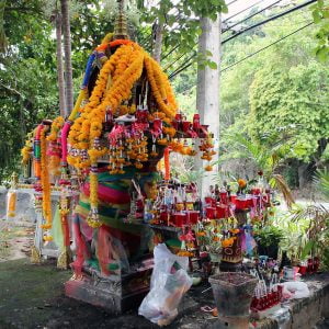 Spirit Houses in Chaweng Noi Viewpoint, Koh Samui