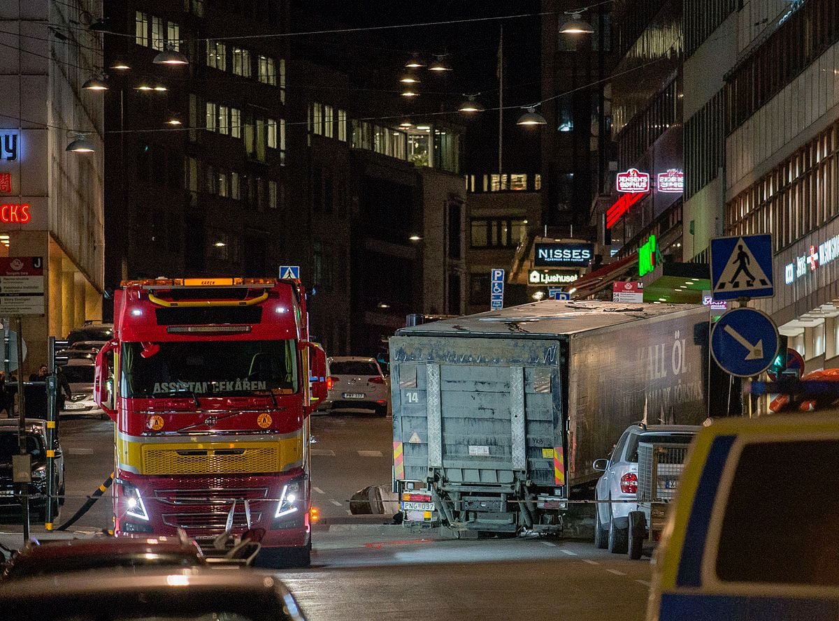 Terrorist attack in Stockholm on April 7, 2017