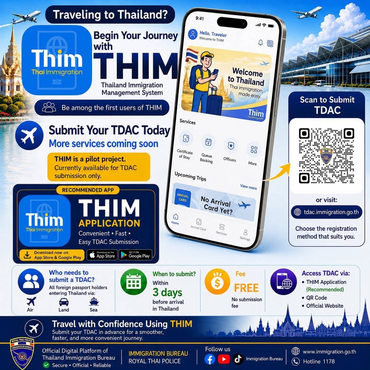 Thailand Immigration THIM App.