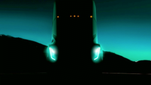 Tesla electric semi truck