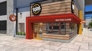 TEXAS CHICKEN™, a fried chicken franchise.