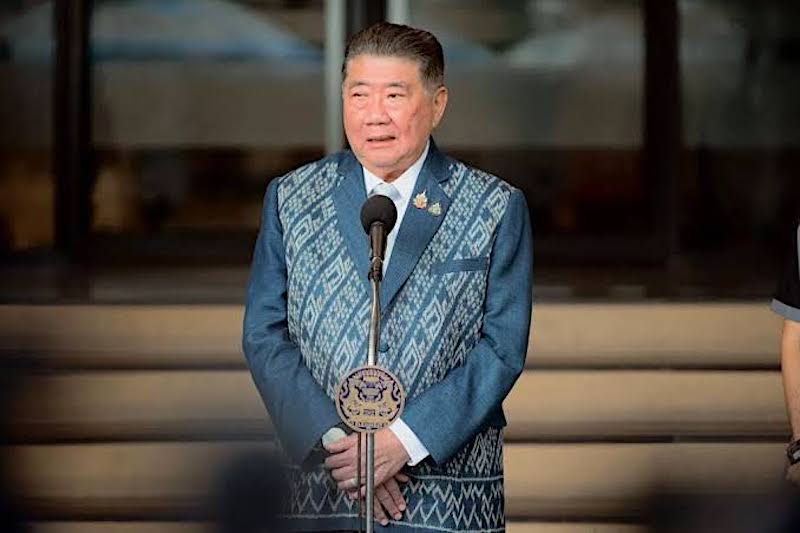 Thai Deputy Prime Minister and Minister of Defense Phumtham Wechayachai.
