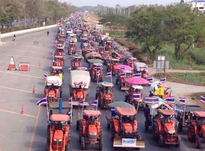 Thai farmers protest