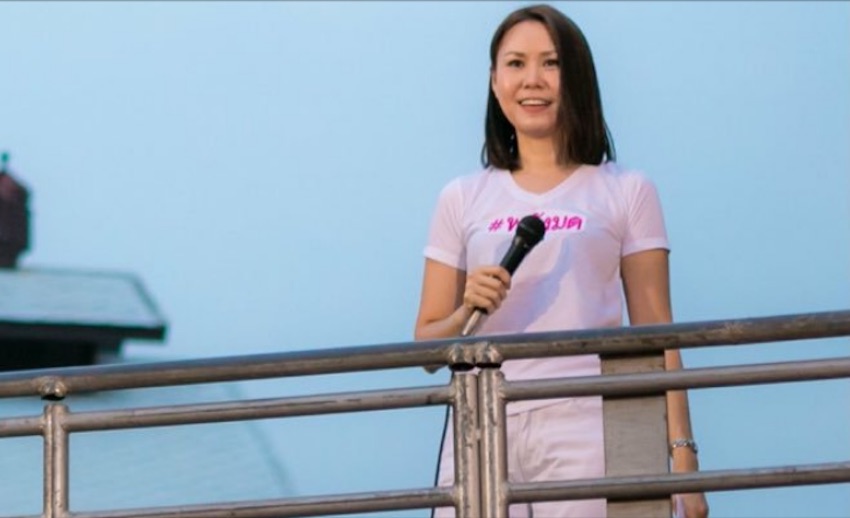 Thai activist Bow Nuttaa Mahattana