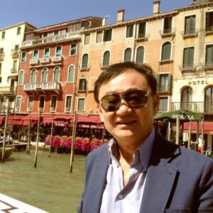 Thaksin Shinawatra in Venice, Italy.