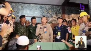 Chiang Rai Governor Narongsak Osottanakorn at Tham Luang cave