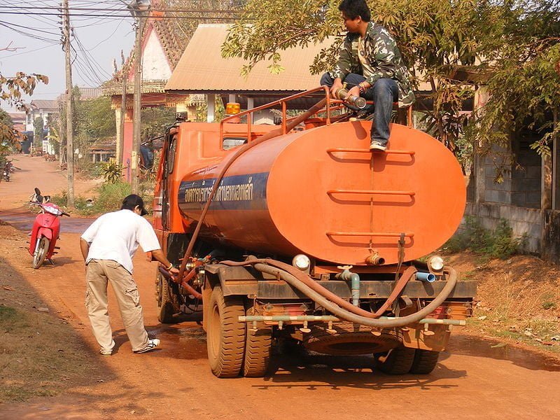 Tank truck in Udon Thani