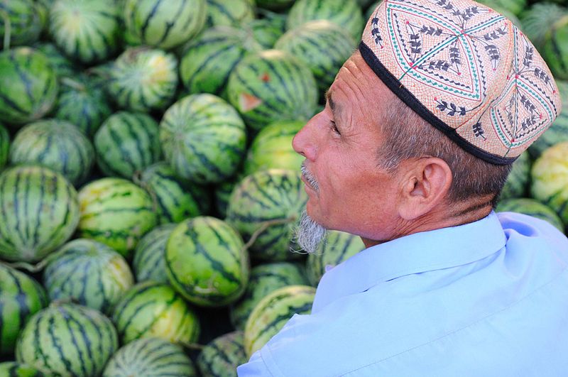 Uygur in the market